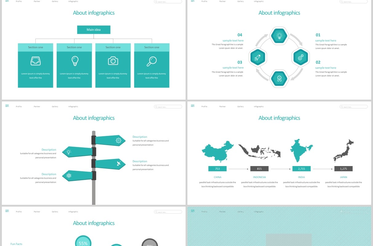 商务公司简介企业宣传PPT版式模板设计Jure - Powerpoint Template