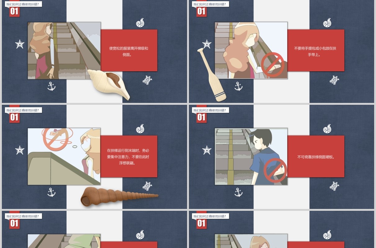 儿童电梯安全教育培训课件PPT模板