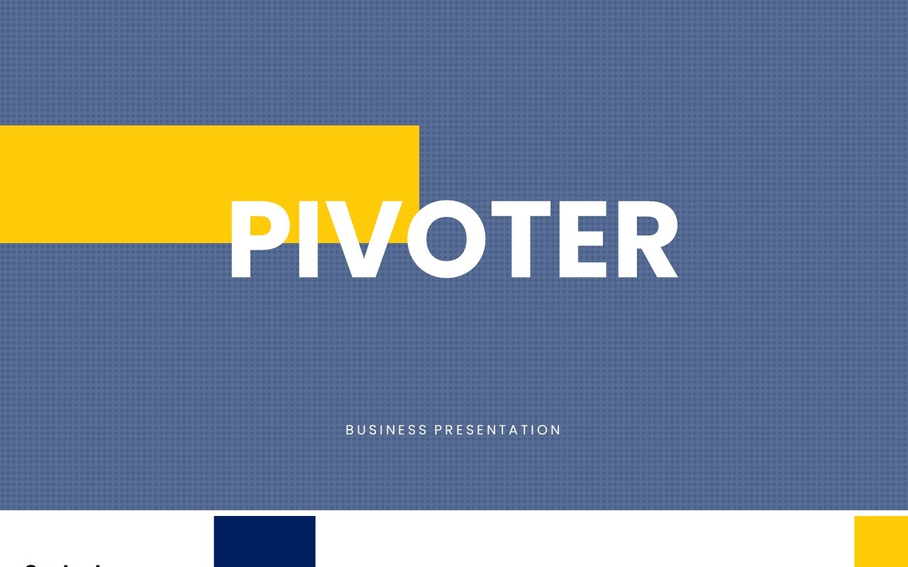 简约双色公司工作汇报项目计划PPT模板（无图可插图）Pivoter No Image