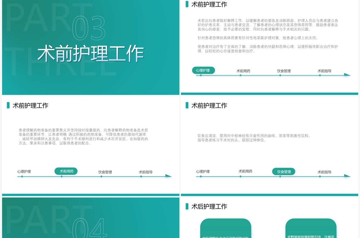 绿色商务风甲状腺疾病的预防和治疗PPT模板