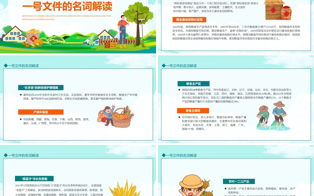 中共中央国务院关于做好2022年全面推进乡村振兴重点工作的意见动态PPT模板