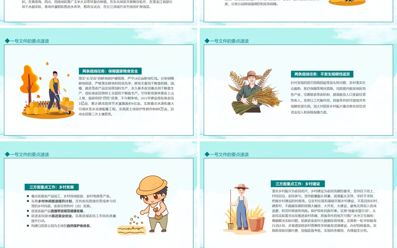 中共中央国务院关于做好2022年全面推进乡村振兴重点工作的意见动态PPT模板