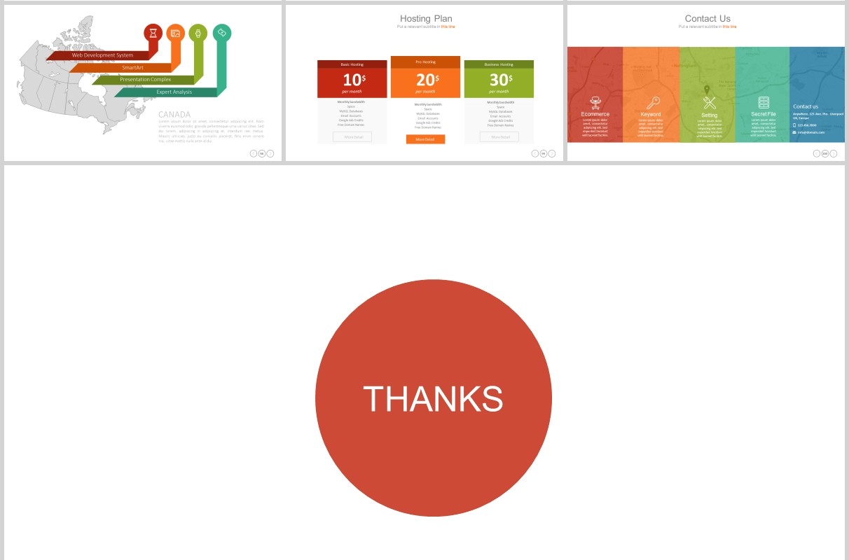 多功能超实用商务可视化图表PPT可插图排版模板素材Dealova - Creative Powerpoint