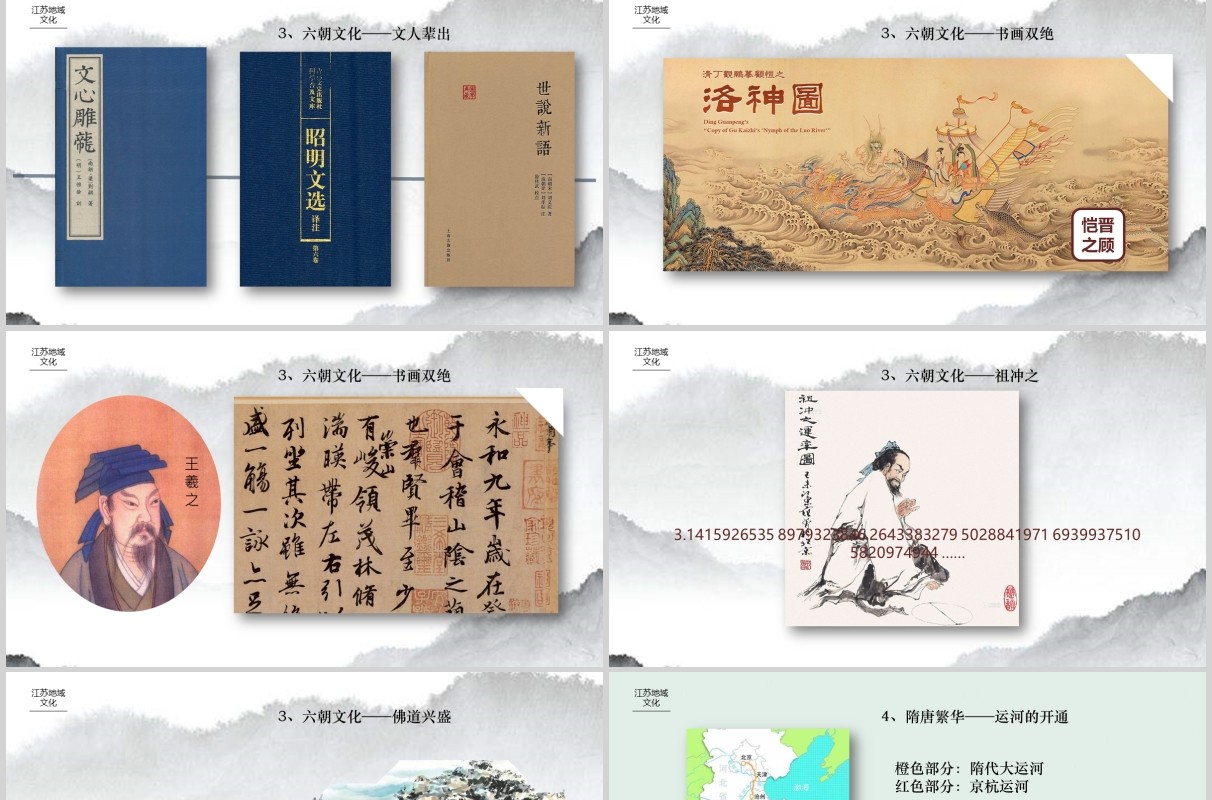 江苏地域文化宣传介绍PPT模板