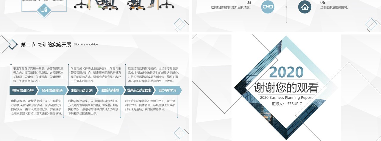 简约公司团队管理员工企业培训课件PPT模板