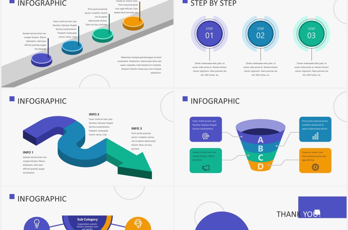简约公司宣传企业产品介绍图片排版设计PPT模板BUSIGO - Business Powerpoint Template
