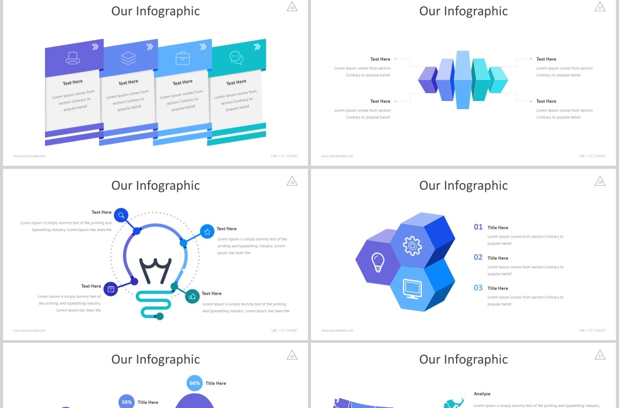 简洁简约公司简介产品项目计划书PPT模板版式设计Alto - Powerpoint Template