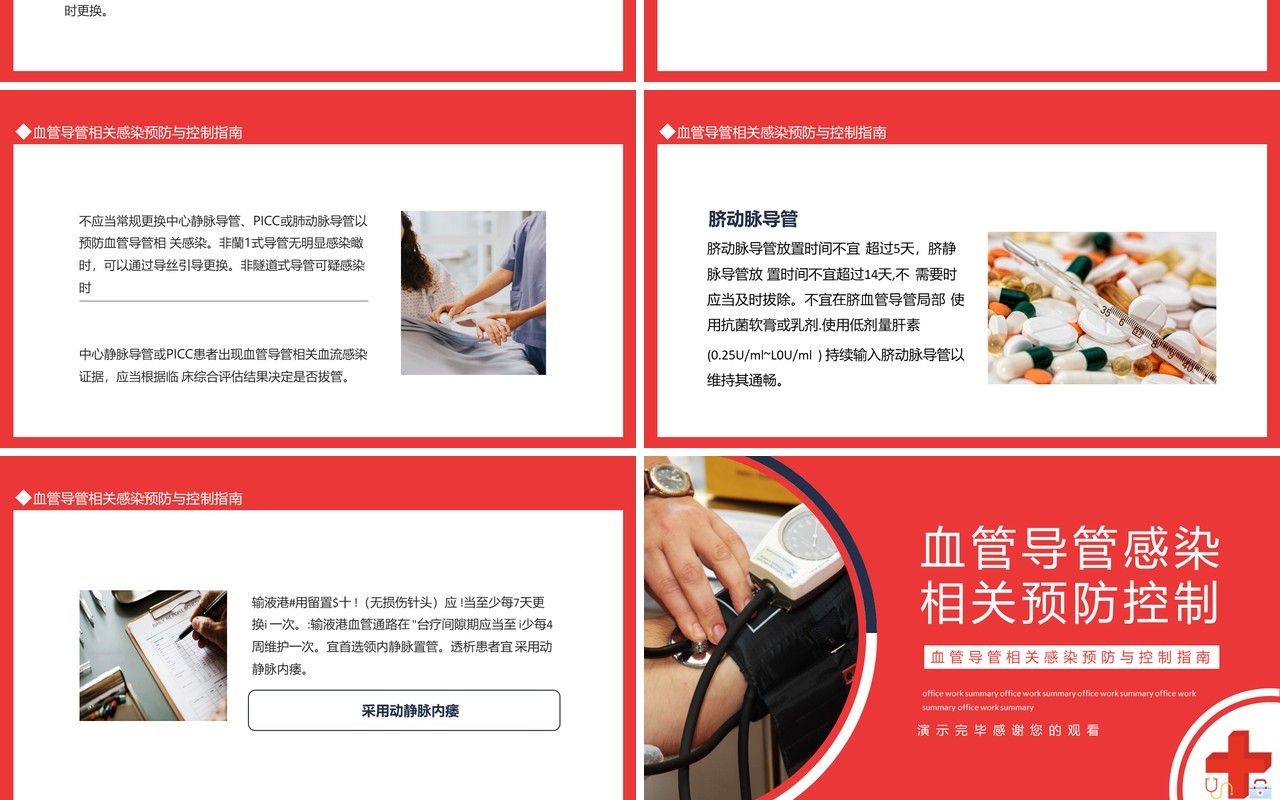 血管导管相关感染预防与控制指南动态PPT模板