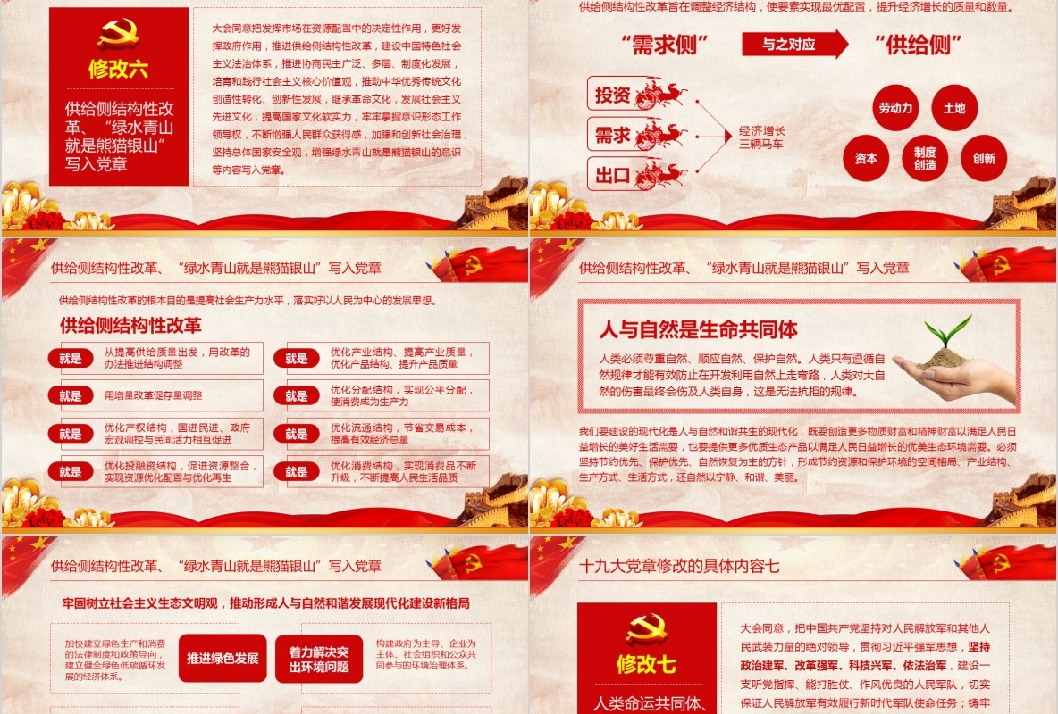学习新微党章党课PPT模板35