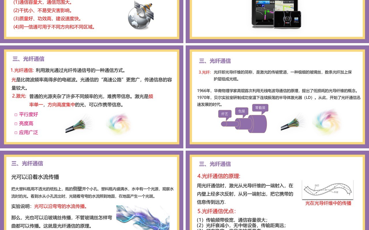 部编版九年级物理全册越来越宽的信息之路课件PPT模板