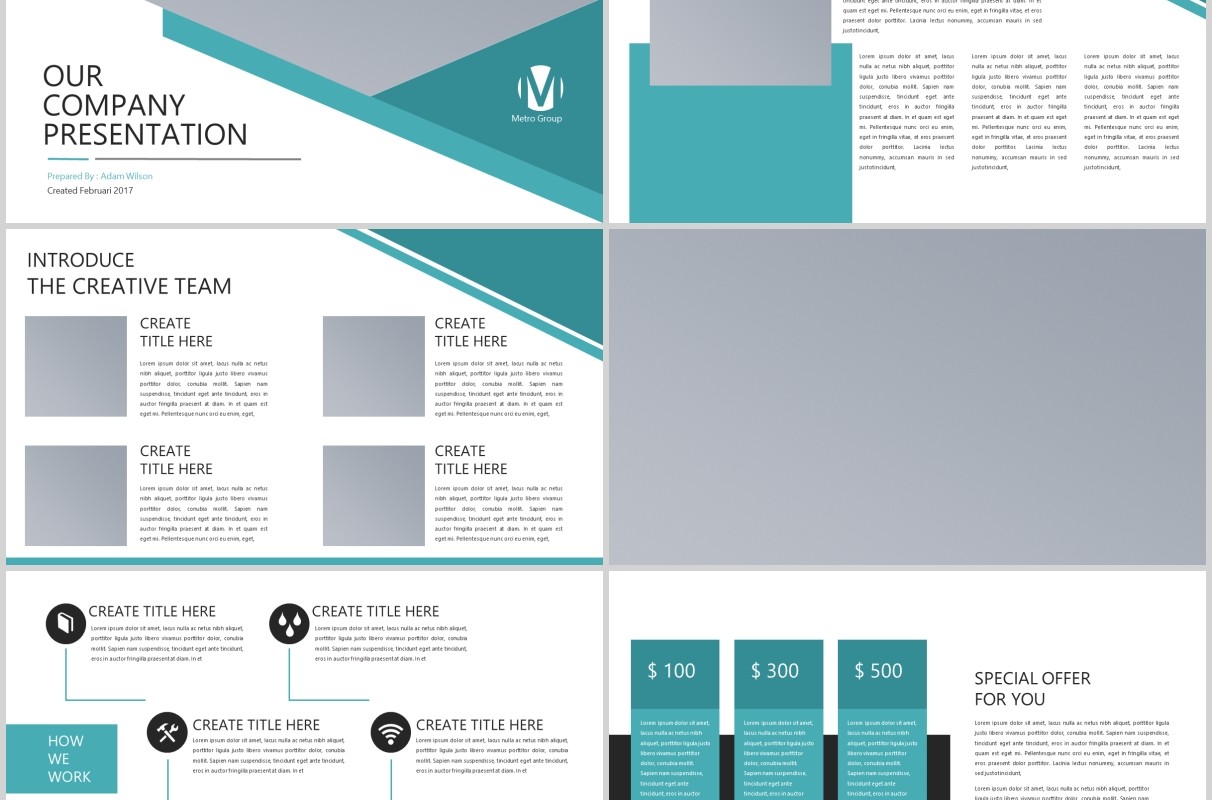 商业简约PPT模板版式设计Bussiness Template Powerpoint
