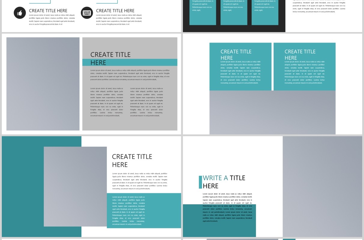 商业简约PPT模板版式设计Bussiness Template Powerpoint