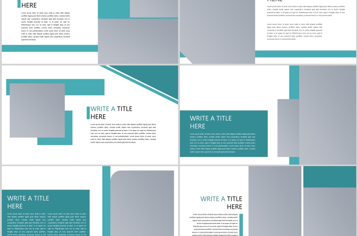 商业简约PPT模板版式设计Bussiness Template Powerpoint
