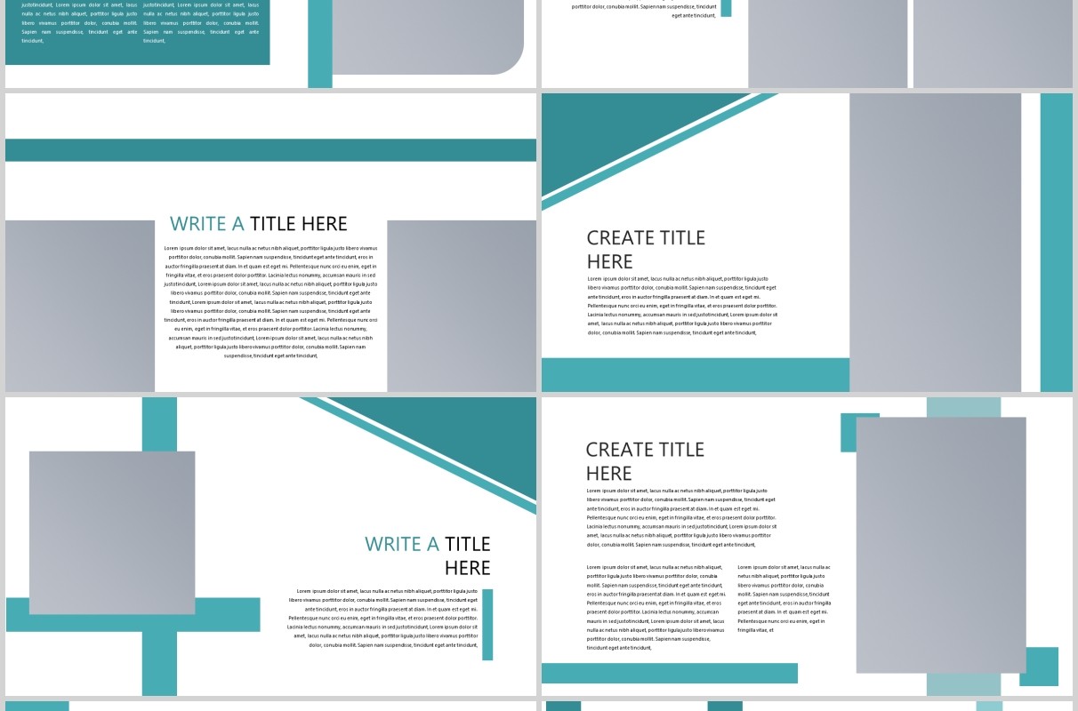 商业简约PPT模板版式设计Bussiness Template Powerpoint