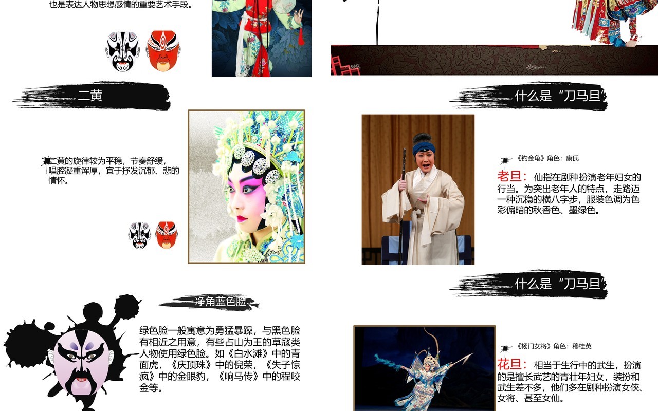 中国风国粹京剧戏曲PPT模板