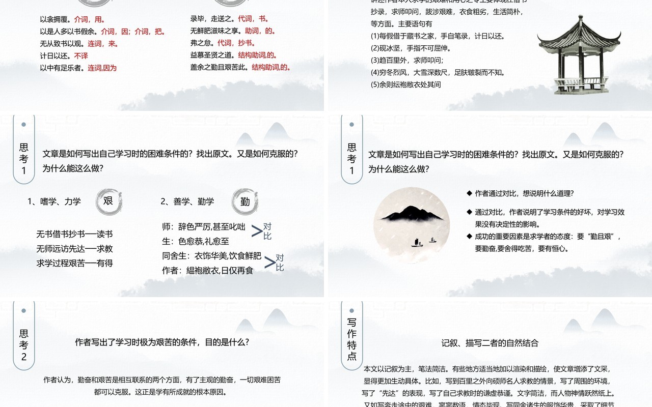 部编版九年级语文下册送东阳马生旭课件PPT模板