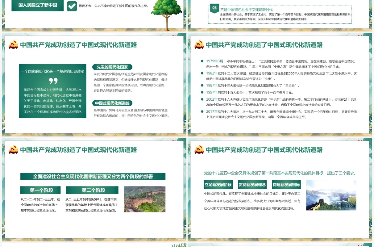 绿色新时代共同富裕的丰富内涵课件PPT模板