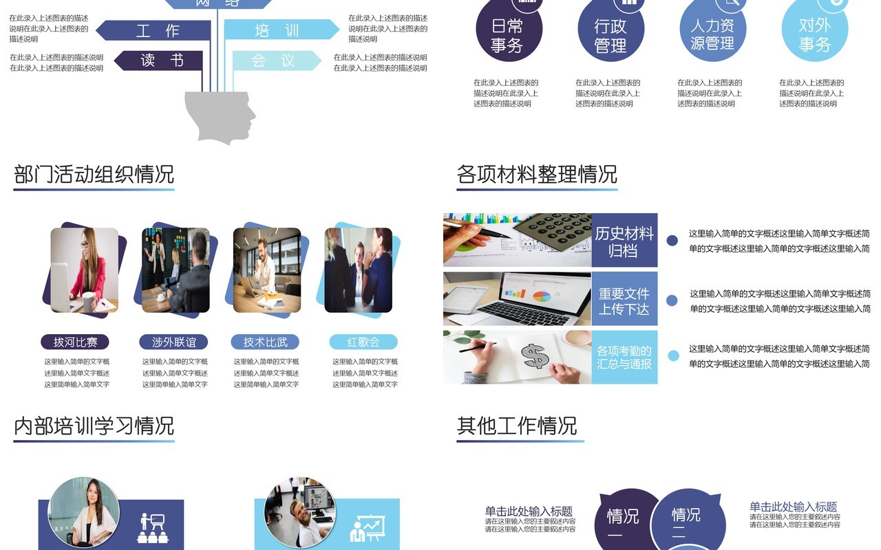 计算机程序员个人述职报告PPT模板