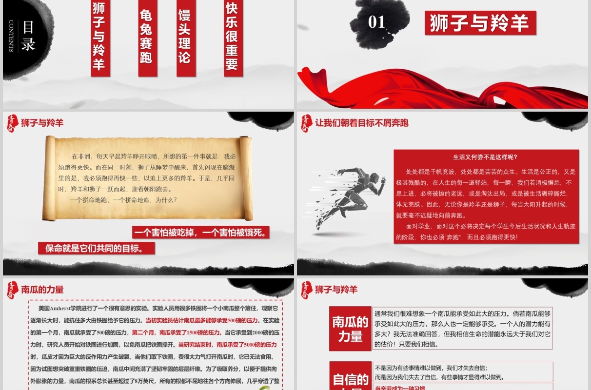 青春正能量高考冲刺加油励志主题班会PPT模板