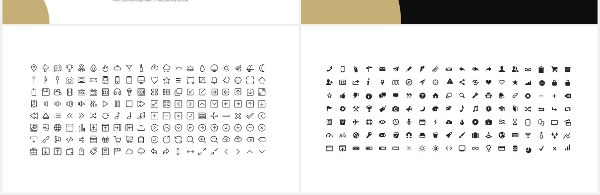 作品展示PPT模板Gixa - Powerpoint
