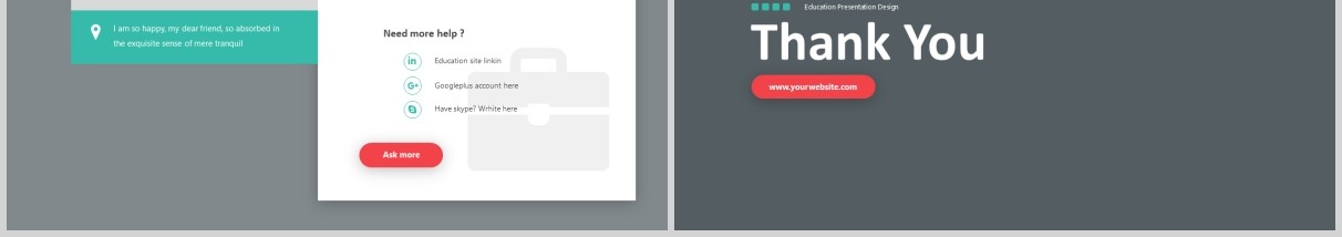 学习教育学术汇报PPT图片版式模板U-Learn - Education Powerpoint Template