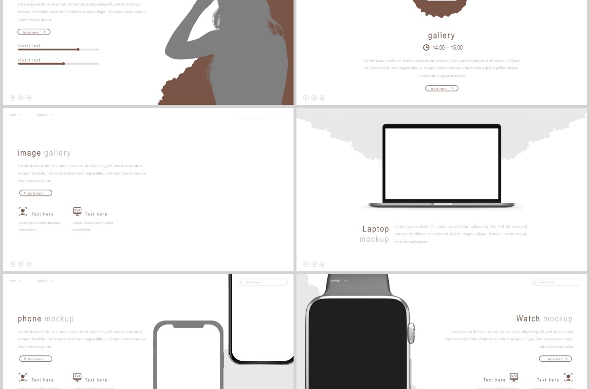 户外旅游介绍PPT模板图文排版设计模板Walkout - Powerpoint Template