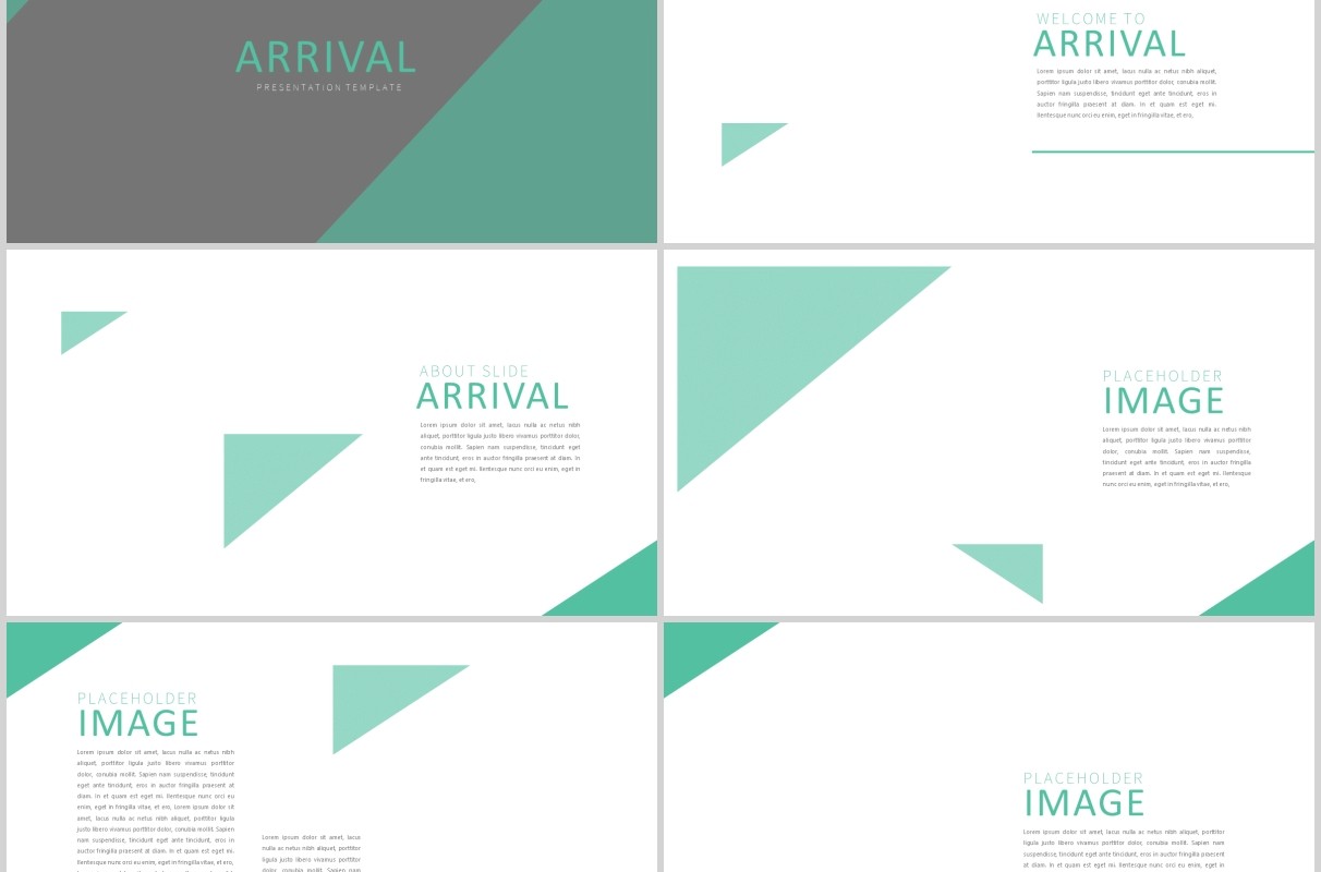 到达简报创意PPT模板版式设计Arrival powerpoint