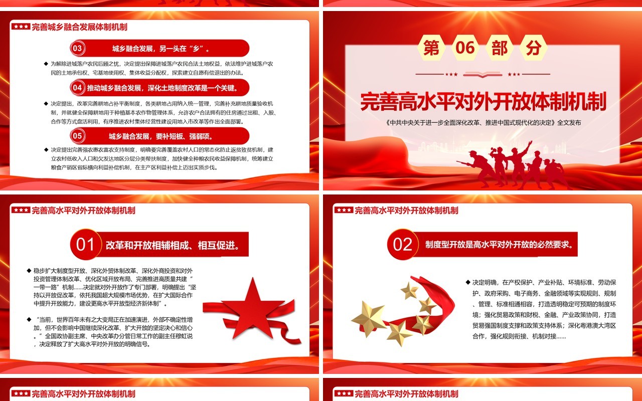 红色党政风为中国式现代化提供强大动力PPT模板