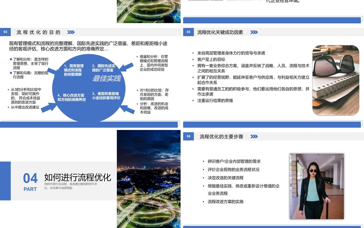 大气企业流程管理培训PPT模板
