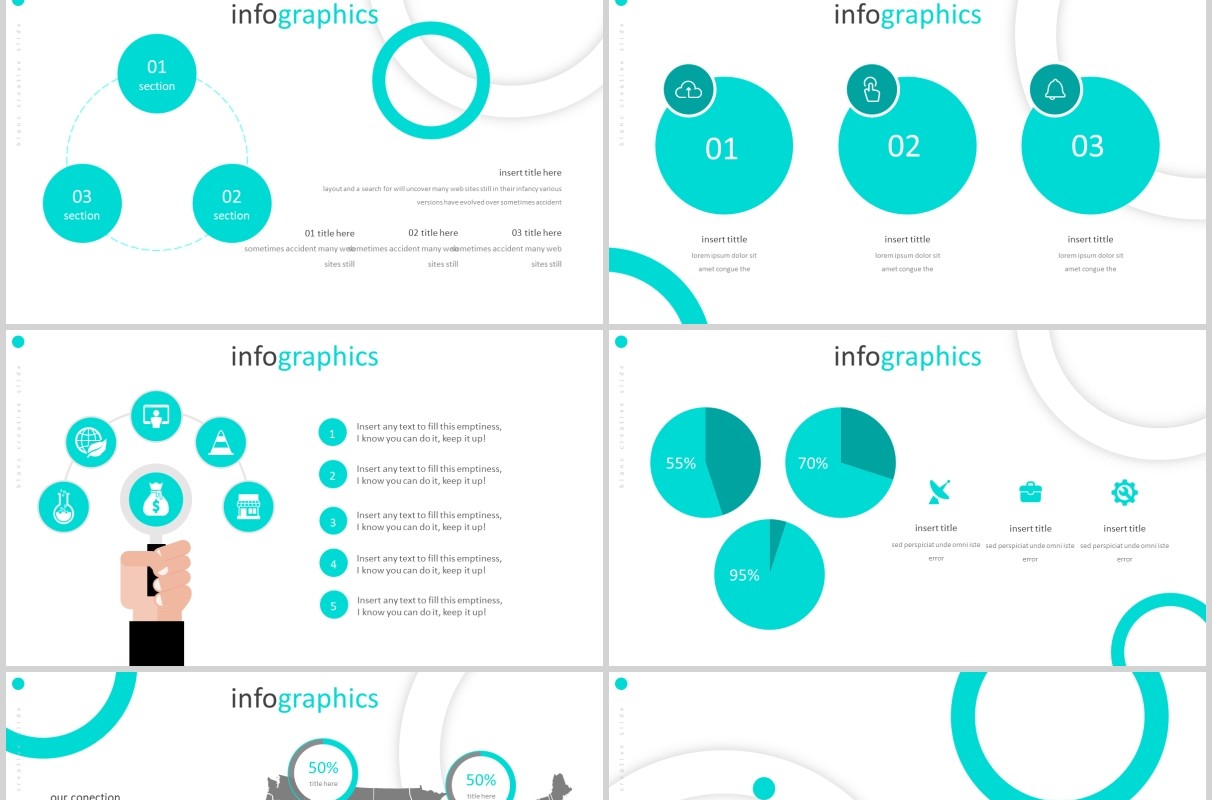 简洁个人简历公司介绍PPT模板Blanc Powerpoint Template