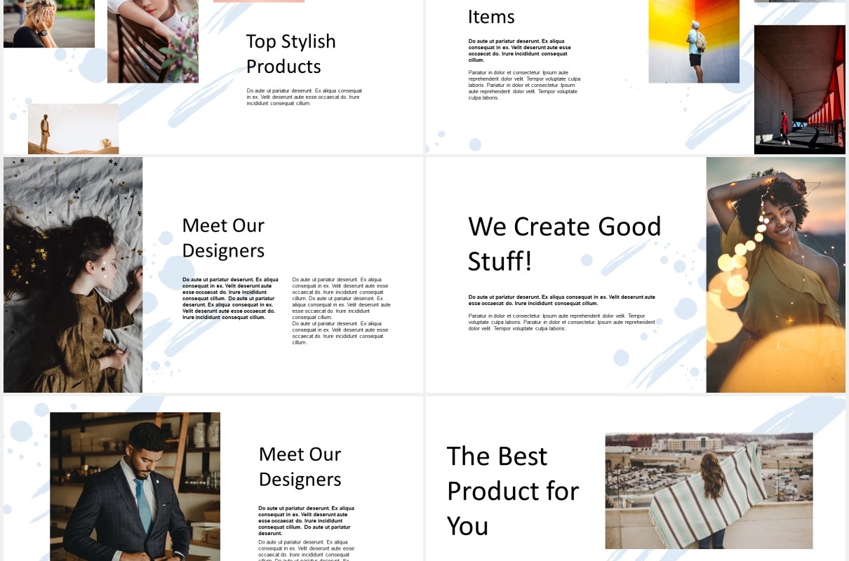 创意公司宣传介绍PPT模板melvia creative portfolio powerpoint template