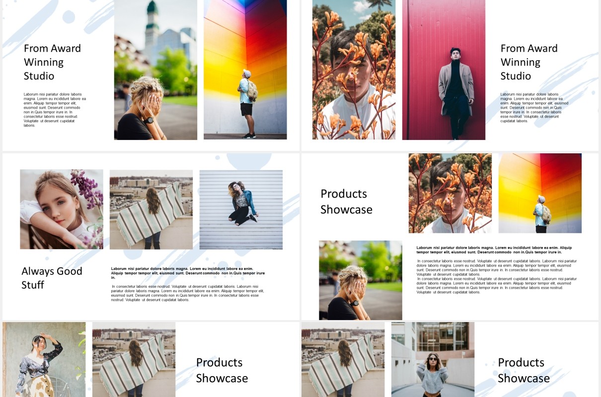 创意公司宣传介绍PPT模板melvia creative portfolio powerpoint template