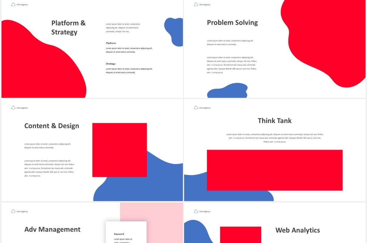 市场营销公司PPT图片版式设计素材Marketing Firm Powerpoint Template