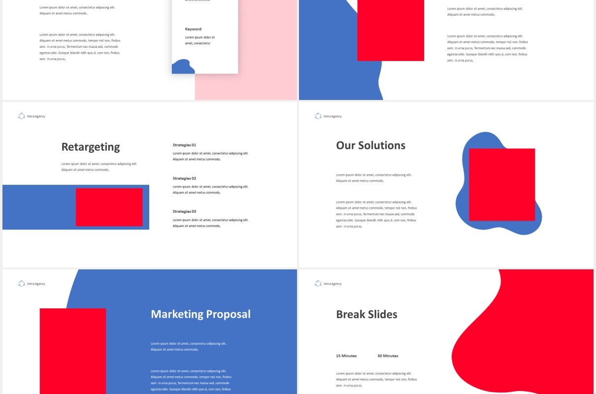 市场营销公司PPT图片版式设计素材Marketing Firm Powerpoint Template