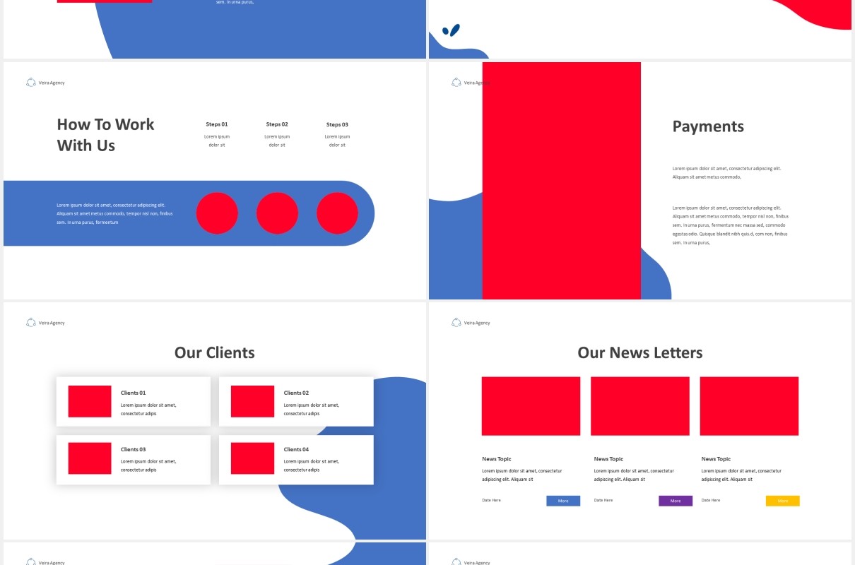 市场营销公司PPT图片版式设计素材Marketing Firm Powerpoint Template