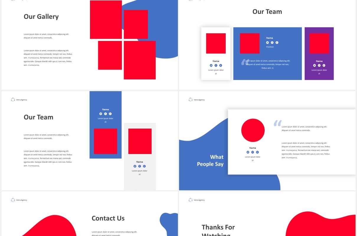 市场营销公司PPT图片版式设计素材Marketing Firm Powerpoint Template