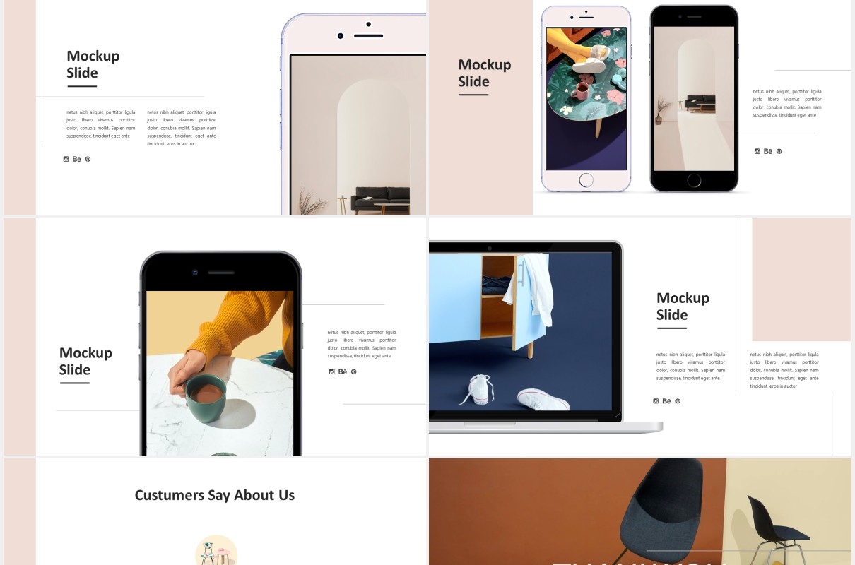 家居家具产品图片展示PPT模板Cloude - Powerpoint Template