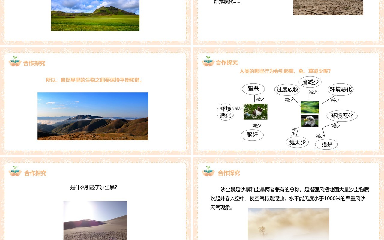 教科版五年级科学上册维护生态平衡PPT模板