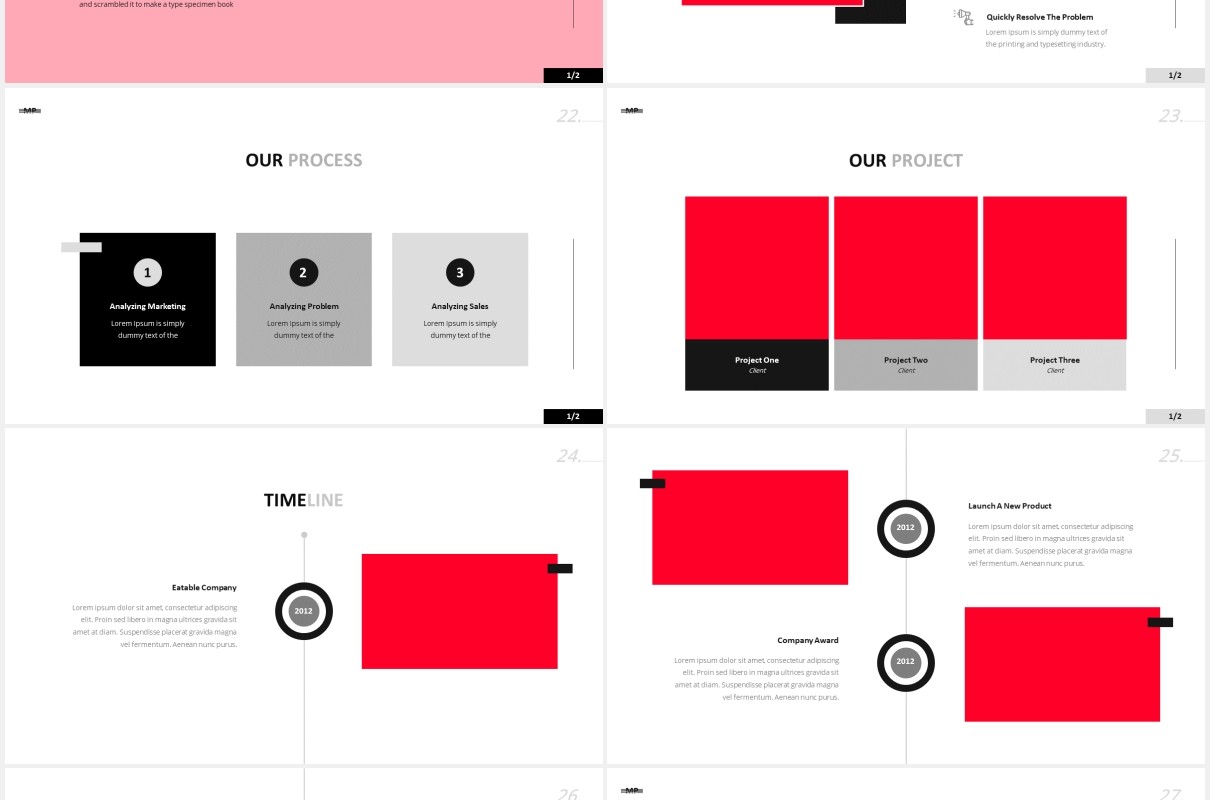 市场营销计划宣传PPT图片版式设计模板Marketing Plan Powerpoint Template