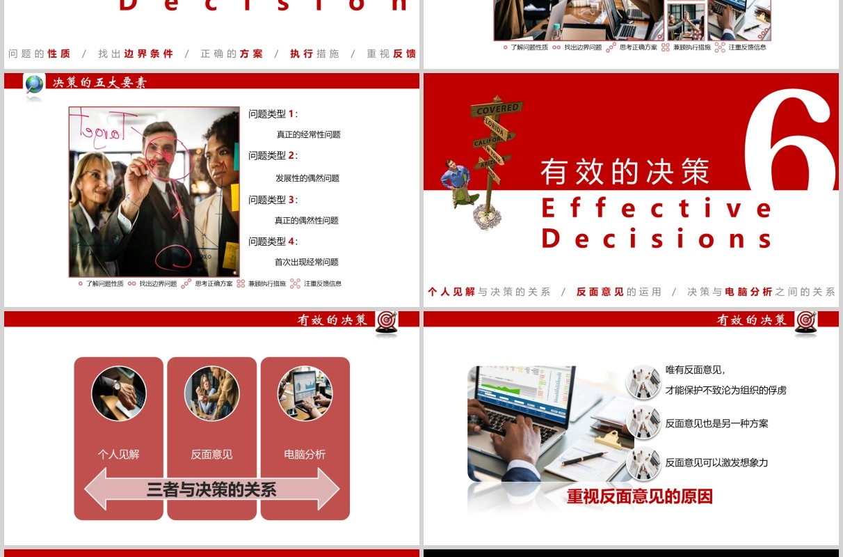 黑红双色卓有成效的管理者领导力培训PPT模板