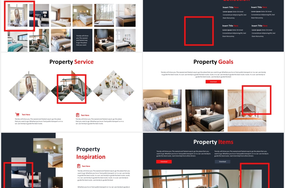 家居产品展示图片排版PPT国外模板Propenight - Powerpoint Template