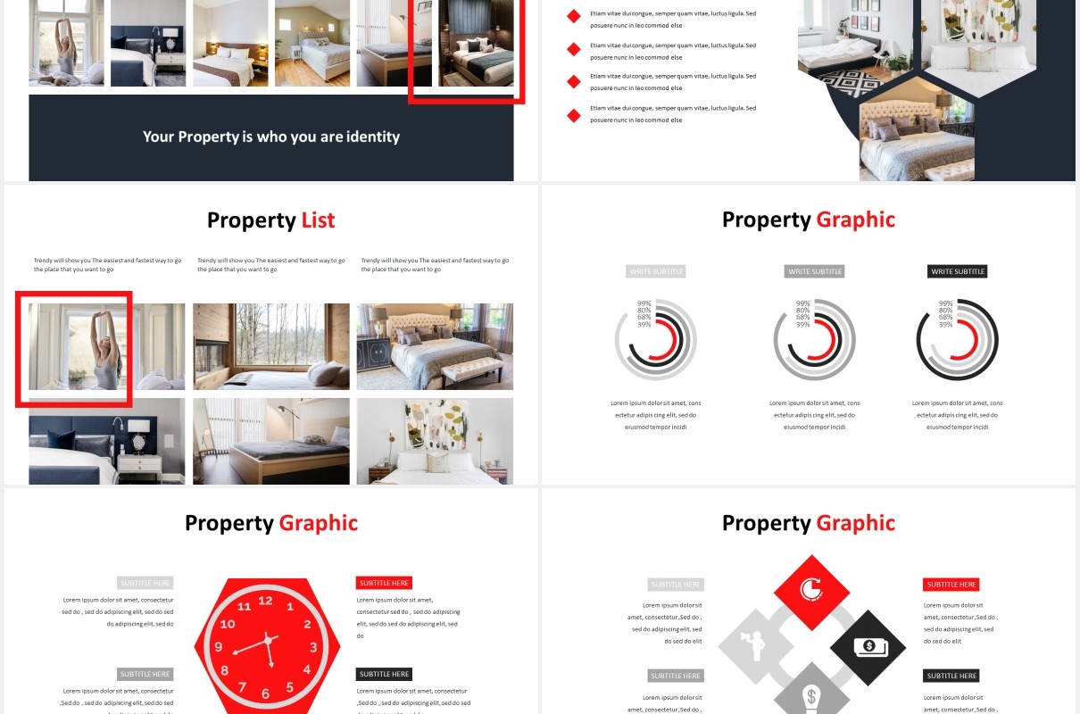 家居产品展示图片排版PPT国外模板Propenight - Powerpoint Template
