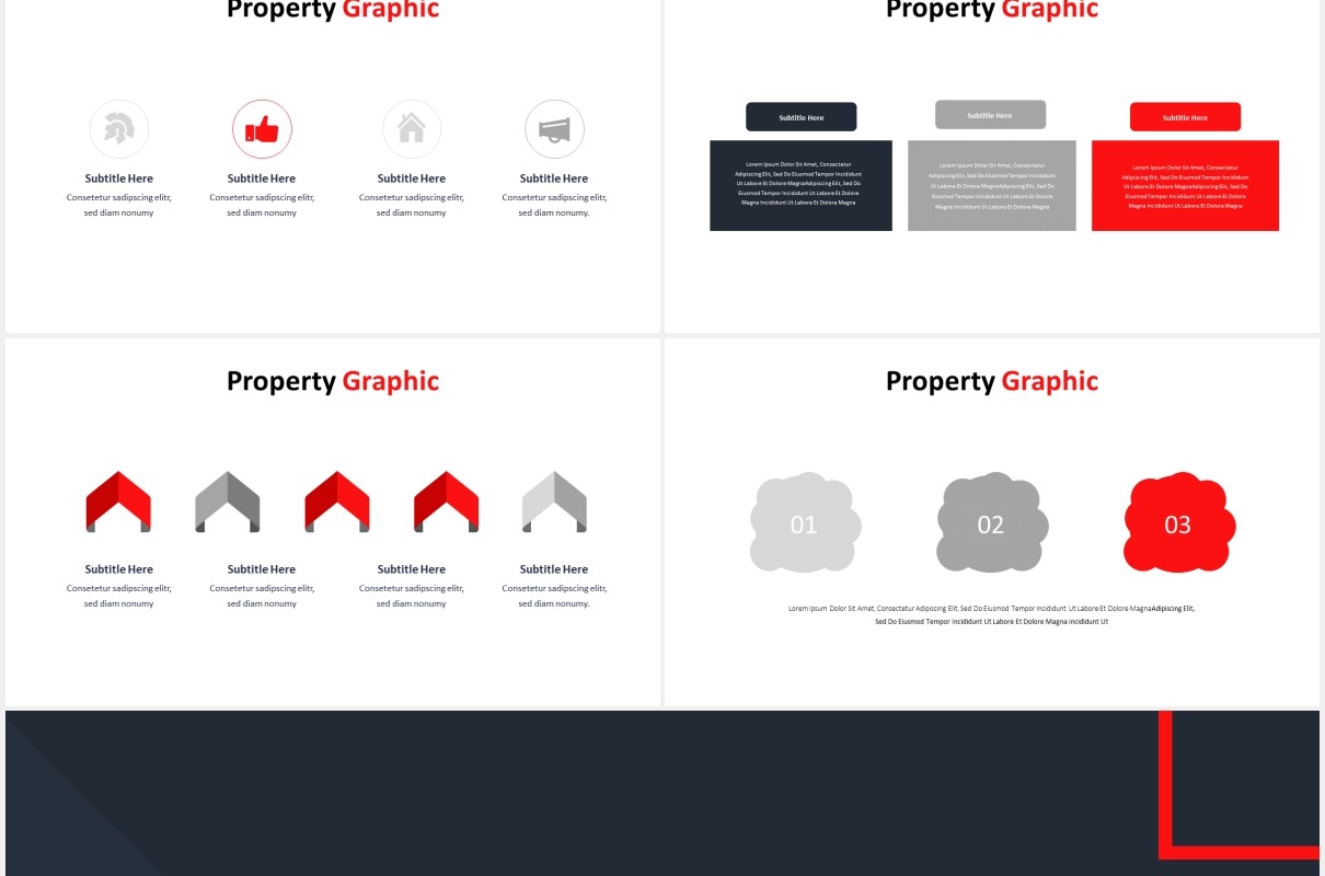 家居产品展示图片排版PPT国外模板Propenight - Powerpoint Template