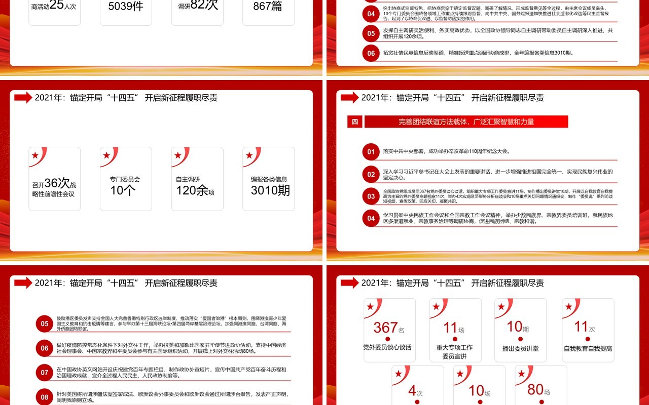 红金党政风奋进新征程建功新时代PPT模板