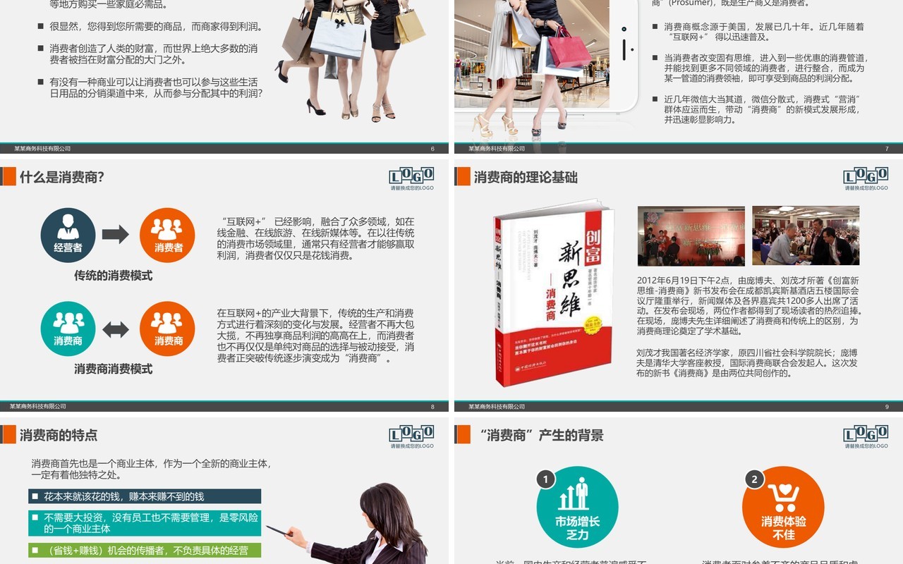 商业模式宣讲招商及公司推介PPT模板