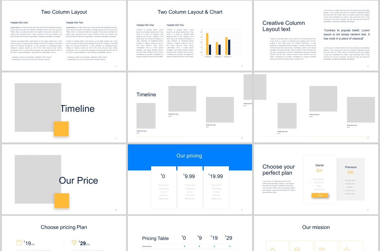 商业计划PPT模板图片排版KEY模板Business Plan Powerpoint Template