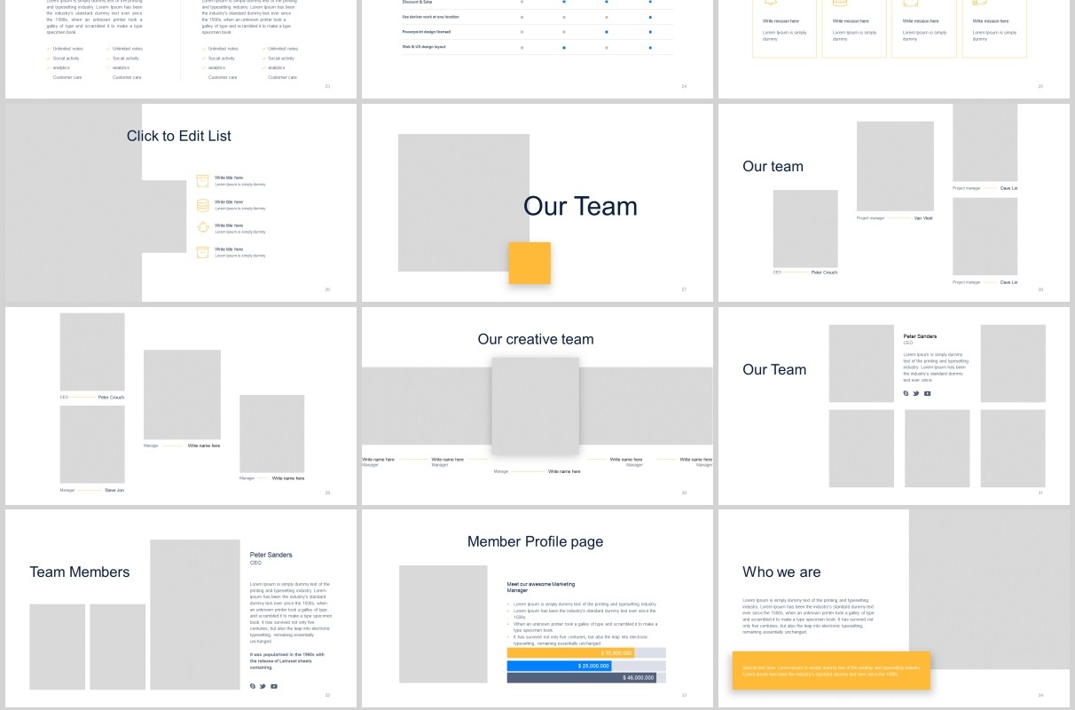 商业计划PPT模板图片排版KEY模板Business Plan Powerpoint Template
