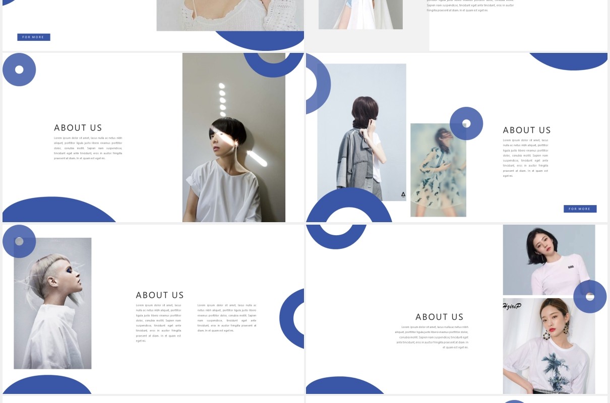 简约设计师作品展示PPT模板MNML - Stylist Powerpoint