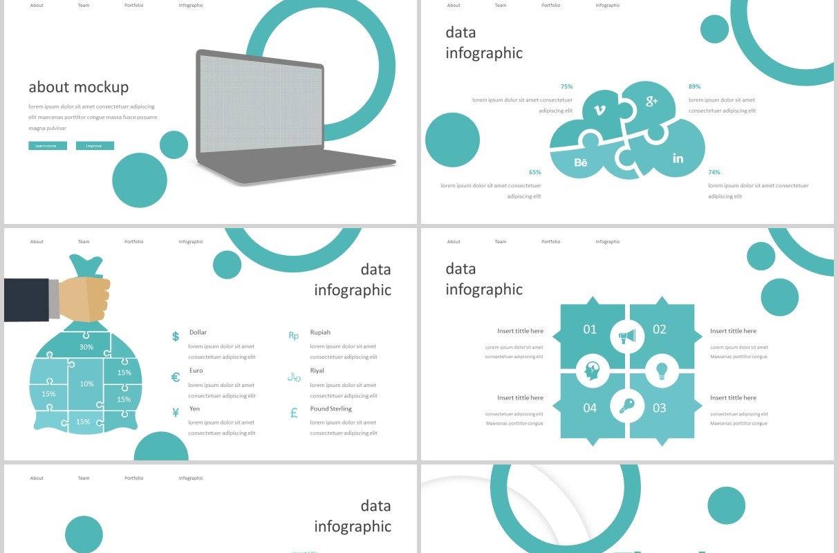 公司简介工作汇报PPT模板版式设计Baceco Powerpoint Hero Color