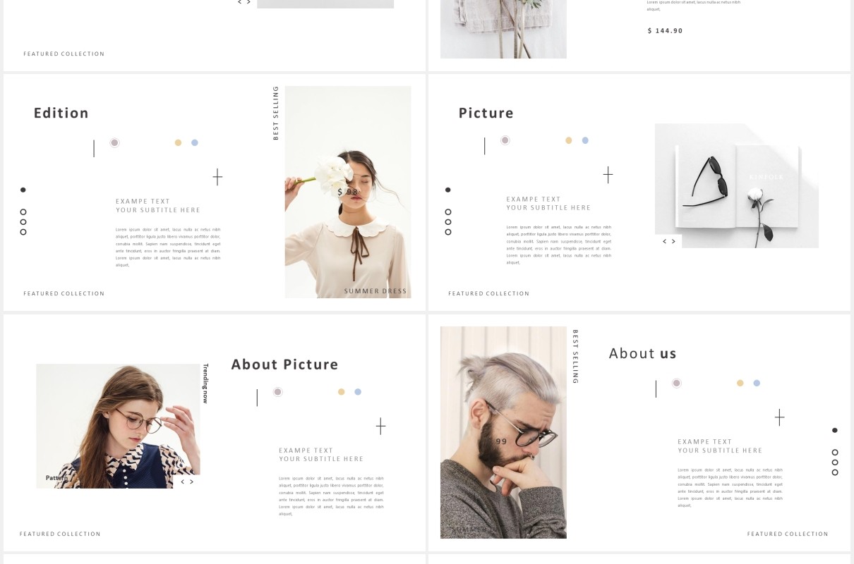简约简洁工作展示PPT模板Clean powerpoint